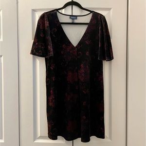 ModCloth Dress - Velvet Velour Paisley Print Dress - NWT